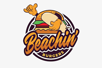 design a burger, chef, or restaurant logo