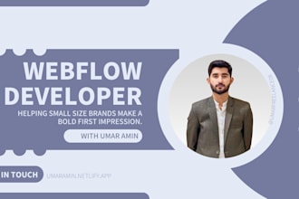 create a webflow website with responsive website design