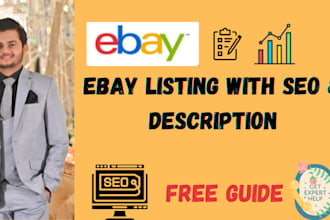 do ebay listing, ebay product listing, ebay SEO listing