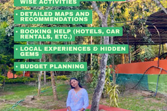 design a customised travel itinerary for your india trip