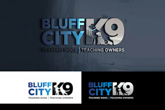 design powerful dog training business logo
