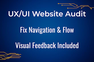 deliver a detailed UX UI audit for your websites usability