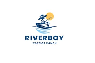design river boy exotics ranch logo