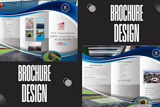 design your professional trifold or bifold brochure
