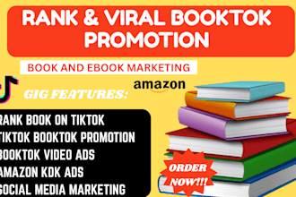 viral and rank book on tiktok booktok bookrank kdp ads tiktok ebook marketing