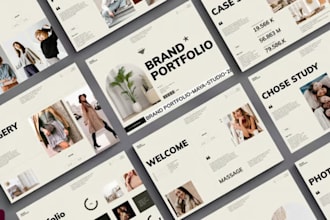 entwerfen sie eine powerpoint prasentation, ein pitch deck oder google slides