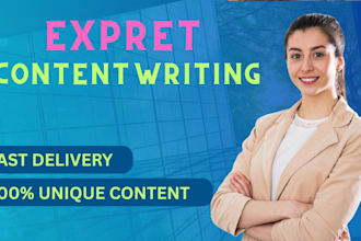 be your SEO website content writer, article, and blog writer
