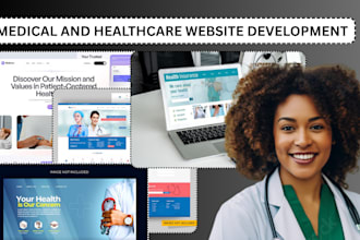 design healthcare website assisted living home care website medical website