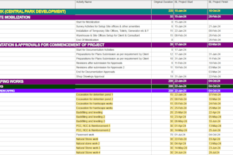plan and schedule your civil project professionally in ms project and primavera