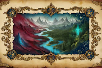 create custom fantasy maps for you