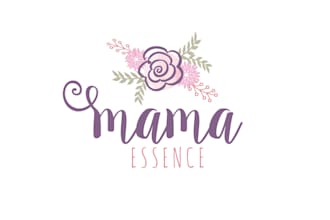 design a hand drawn custom feminine floral logo for your brand