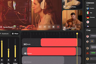 design ui ux design for radio app music app live streaming app live channel app