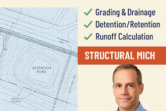 design drainage plans and stormwater management systems for city permits