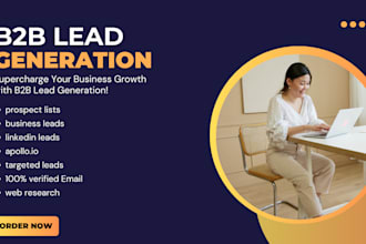 targeted b2b leads, prospect list and email collection