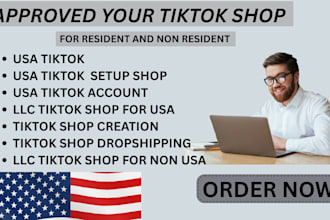 create a USA tiktok shop account setup a tiktok shop for a non USA resident