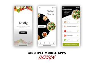 design a stunning mobile app UI UX for ios and android