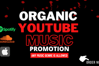 do organic youtube music video promotion