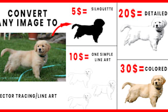 create line art,vector tracing, redraw logo, vectorize image