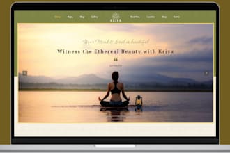 build spiritual website tarot reading, spiritual booking yoga meditation website