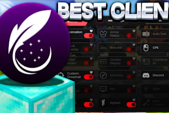 create custom minecraft pvp client mods with high quality