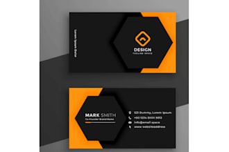 do modern  luxury business card design