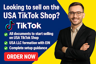 provide all document for tiktok shop to non usa resident, usa tiktok shop