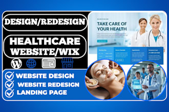 design healthcare website assisted living homecare website medical agency websit