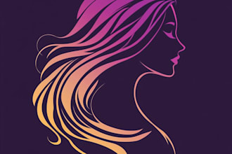 make hair, beauty, spa, salon and fashion logo design