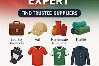 do product sourcing, suppliers search, quality check, shipping sample