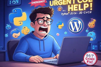 help  in programming tasks using python, javascript, csharp, and wordpress