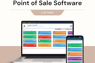 build a modern and unique point of sale pos system for retail or online