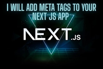 implement SEO meta tags and snippets for your next js app