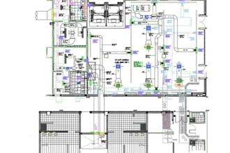 design hvac cooling load calculation and system design drawings