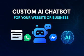 build a custom ai chatbot for your website or business