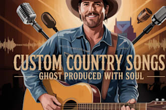 transform your pop country acoustic song a full music production service