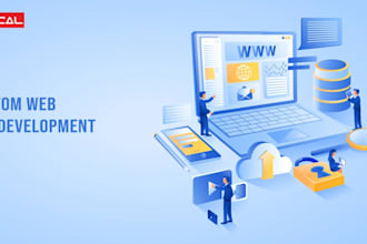 develop a custom web application using angular or react with django backend