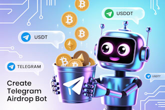 create airdrop telegram bot for your company