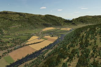 create 3d game environment 3d landscape level design in unreal engine