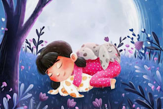 children story book illustration children story book illustration