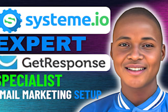 build systeme io sales funnel and landing page design with getresponse and kit