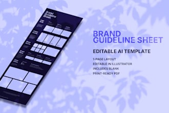 design custom brand guidelines and identity kits