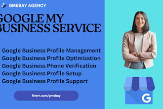 setup google my business, gmb optimization for local SEO and gmb ranking