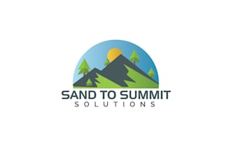 provide a creative modern mountain adventure logo design