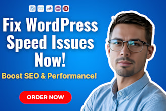 fix and speed up your wordpress website for better performance and SEO