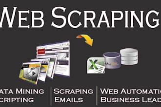 create scraper bots, browser automation, and website scraper