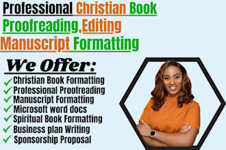 proofread christian book manuscript ms word docs formatting