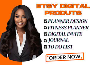 etsy best selling planners custom designs to boost sales
