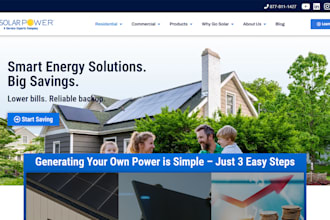 do solar website solar landing page electrician website with wix and wordpress