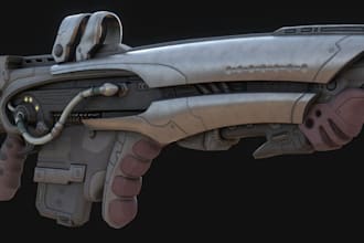 model 3d sci fi gun3d weapons swords gun shields 3d firearms weapon design game