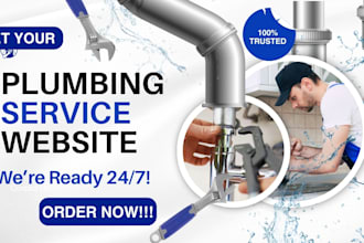 do website for plumbing, electrical, hvac repair home cleaning and maid services